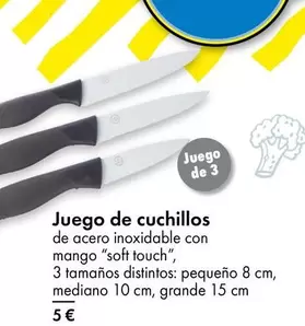 Oferta de Juego De Cuchillos por 5€ en TEDi
