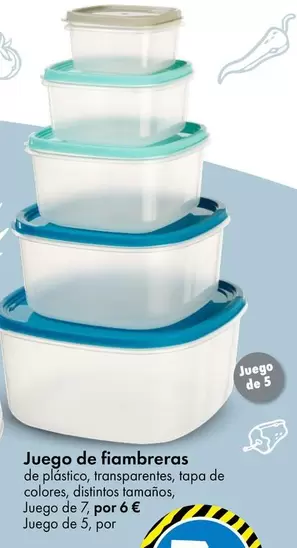 Oferta de Juego De Fiambreras  por 3€ en TEDi