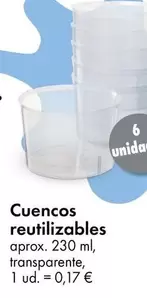 Oferta de Cuencos Reutilizables por 1€ en TEDi