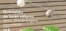 Oferta de Guirnalda De Luces Solares por 10€ en TEDi