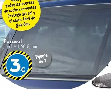 Oferta de Parasol por 3€ en TEDi