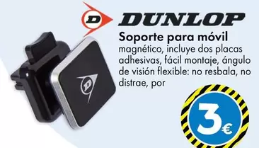 Oferta de Dunlop - Soporte Para Movil por 3€ en TEDi