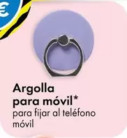 Oferta de Argolla Para Movil por 1€ en TEDi