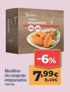 Oferta de Muslitos De Cangrejo Empanados por 7,99€ en La Sirena
