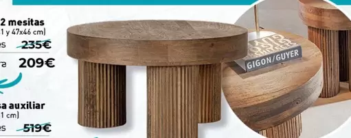 Oferta de 2 Mesitas por 209€ en Mubak