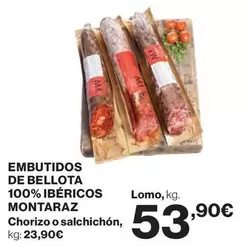 Oferta de Montaraz - Embutidos De Bellota 100% Ibéricos Chorizo O Salchichon por 53,9€ en Hipercor