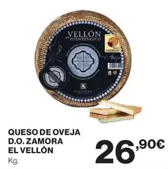 Oferta de Queso De Oveja D.o.zamora por 26,9€ en Hipercor