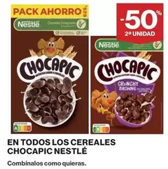 Oferta de Nestlé - En Todos Los Cereales Chocapic en Hipercor