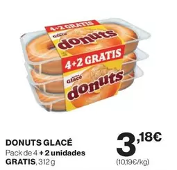 Oferta de Glacé - Donuts por 3,18€ en Hipercor