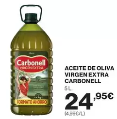 Oferta de Carbonell - Aceite De Oliva Virgen Extra por 24,95€ en Hipercor