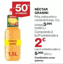 Oferta de Granini - Nectar por 3,99€ en Hipercor