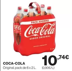Oferta de Coca-Cola - Original por 10,74€ en Hipercor