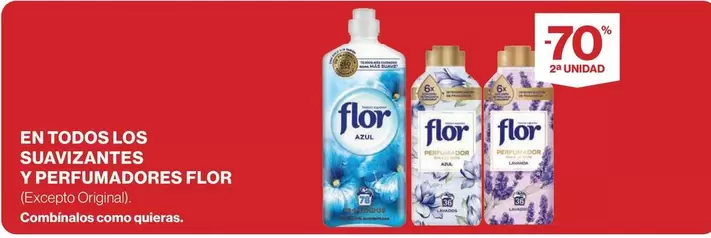 Oferta de Flor - En Todos Los Suavizantes Y Perfumadores en Hipercor
