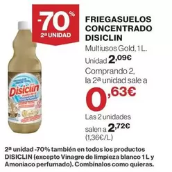 Oferta de Disiclin - Friegasuelos Concentrado por 2,09€ en Hipercor