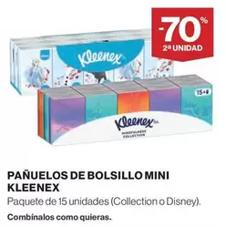 Oferta de Kleenex - Pañuelos De Bolsillo Mini en Hipercor