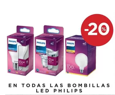 Oferta de Philips - En Todas Las Bombillas Led en Hipercor