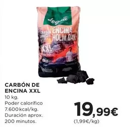 Oferta de Encina - Carbon De  Xxl por 19,99€ en Hipercor
