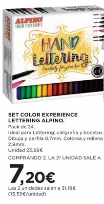 Oferta de Alpino - Set Color Experience por 7,2€ en Hipercor