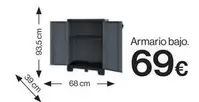 Oferta de Armario Bajo por 69€ en Hipercor