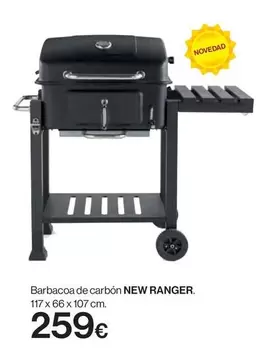 Oferta de Barbacoa De Carbón New Ranger por 259€ en Hipercor