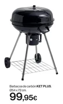 Oferta de Plus - Barbacoa De Carbón por 99,95€ en Hipercor
