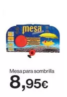 Oferta de Mesa Para Sombrilla por 8,95€ en Hipercor