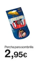 Oferta de Percha Para Sombrilla por 2,95€ en Hipercor