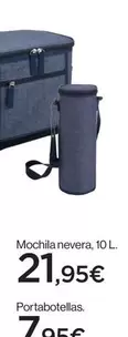 Oferta de Mochila Nevera por 21,95€ en Hipercor