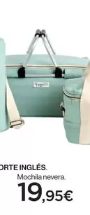 Oferta de Mochila Nevera por 19,95€ en Hipercor
