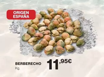 Oferta de Origen - Berberecho por 11,95€ en El Corte Inglés