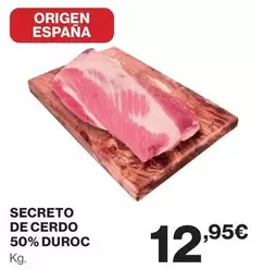 Oferta de Origen - Secreto De Cerdo 50% Duroc por 12,95€ en El Corte Inglés