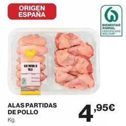 Oferta de Origen - Alas Partidas De Pollo por 4,95€ en El Corte Inglés