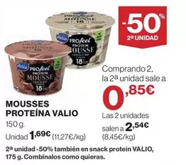 Oferta de Valio - Mousses Proteina por 1,69€ en El Corte Inglés