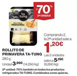 Oferta de Ta Tung - Rollito De Primavera por 3,99€ en El Corte Inglés