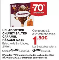 Oferta de Häagen-Dazs - Stick por 4,99€ en El Corte Inglés