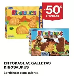 Oferta de Artiach - En Todas Las Galletas Dinosaurus en El Corte Inglés