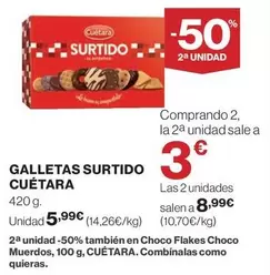 Oferta de Cuétara - Galletas Surtido por 5,99€ en El Corte Inglés