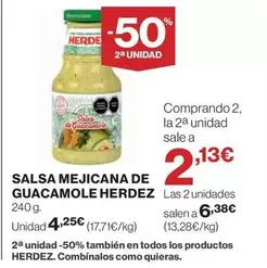 Oferta de Salsa Mejicana De Guacamole por 4,25€ en El Corte Inglés