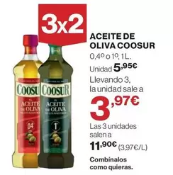 Oferta de Coosur - Aceite De Oliva por 5,95€ en El Corte Inglés