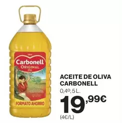 Oferta de Carbonell - Aceite De Oliva por 19,99€ en El Corte Inglés