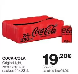 Oferta de Coca-Cola - Original por 19,2€ en El Corte Inglés