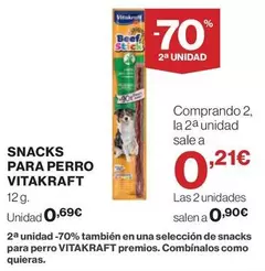 Oferta de Vitakraft - Snacks Para Perro por 0,69€ en El Corte Inglés
