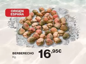 Oferta de Origen - Berberecho por 16,95€ en El Corte Inglés