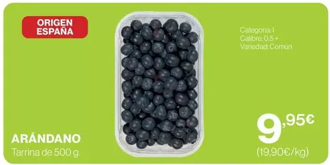 Oferta de Origen - Arándano por 9,95€ en El Corte Inglés