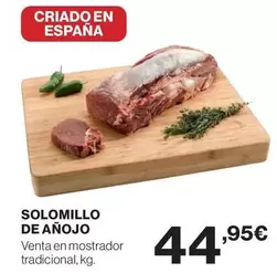 Oferta de Solomillo De Anojo por 44,95€ en El Corte Inglés