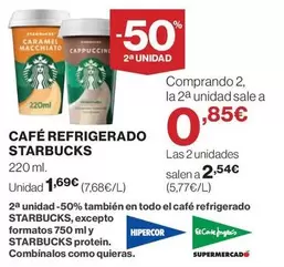 Oferta de Starbucks - Cafe Refrigerado por 1,69€ en El Corte Inglés