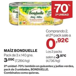 Oferta de Bonduelle - Maíz por 3,05€ en El Corte Inglés