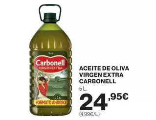 Oferta de Carbonell - Aceite De Oliva Virgen Extra por 24,95€ en El Corte Inglés