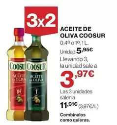 Oferta de Coosur - Aceite De Oliva por 5,95€ en El Corte Inglés