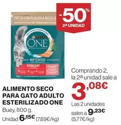 Oferta de Purina - Alimento Seco Para Gato Adulto Esterilizado por 6,15€ en El Corte Inglés